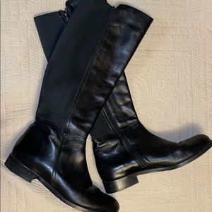 Leather boots